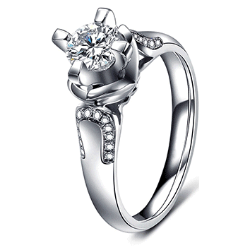 Designer 2.00 Carat Simulated Diamond Ring. Size 8 / Q