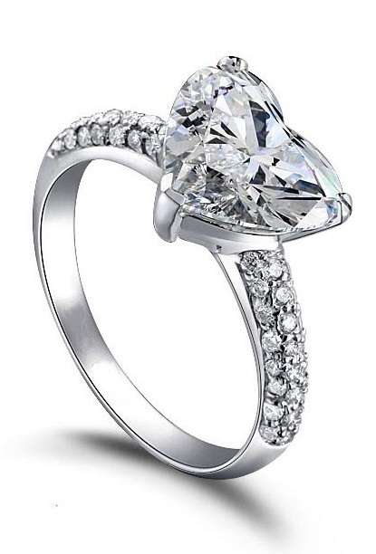 Stunning 1.30 Carat Simulated Diamond Ring.  Size 8 / Q....2 ON AUCTION!!!