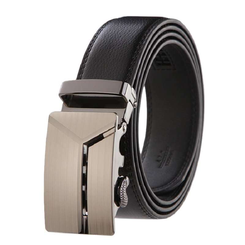 Elegant Mens Black Ratchet Belt
