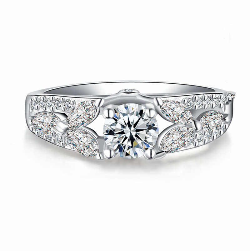 1.25 Carat Simulated Diamond Engagement Ring . Size 7 / O