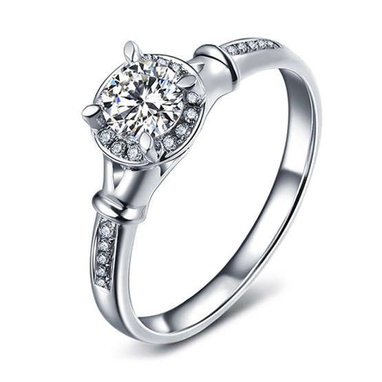 Exquisite 1.30 Carat Simulated Diamond Ring. Size 7 / O