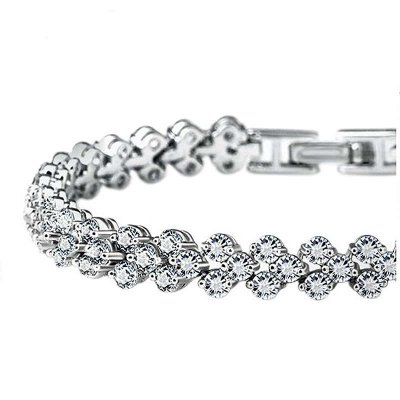 Stunning Tennis Bracelet - 2 ON AUCTION