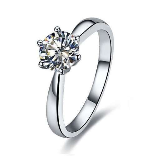 Stunning 0.82 Carat Simulated Diamond Solitaire Ring. Sizes Available : 5 ; 6 ; 7 ; 8 !!!