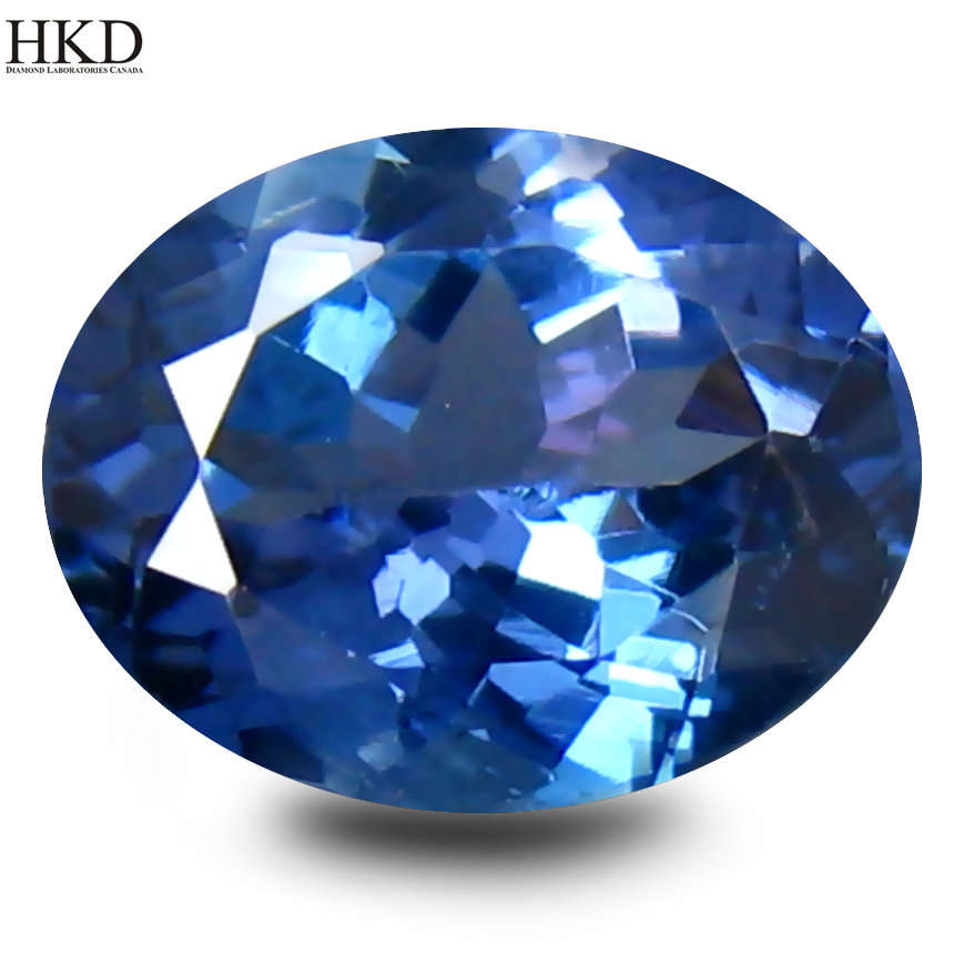 2.09 carat OVAL SHAPED VVS Tanzanite **HKD CERTIFIED**