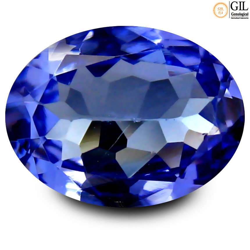 AMAZING!!  1.59 carat OVAL SHAPED VVS Tanzanite **GIL CERTIFIED**