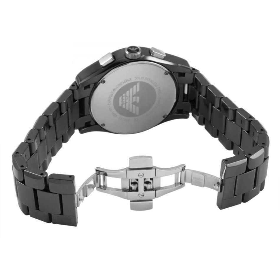 EMPORIO ARMANI AR1400 Men's Ceramic Chronograph Watch | BRAND NEW | BOX INCLUDED