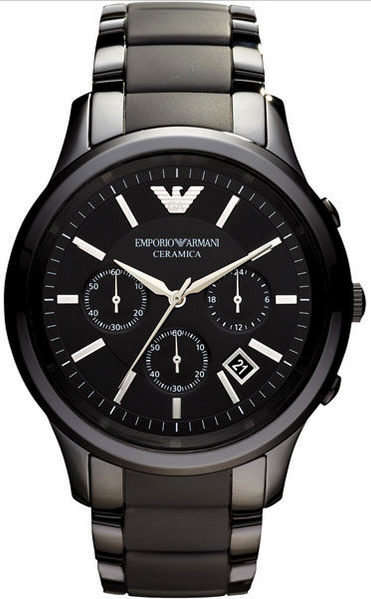 EMPORIO ARMANI AR1451 Men's Ceramica Chronograph Watch | BRAND NEW | BOX INCLUDED