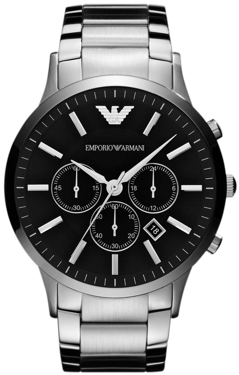 EMPORIO ARMANI AR2460 Men's Chronograph Watch | BRAND NEW | BOX INCLUDED