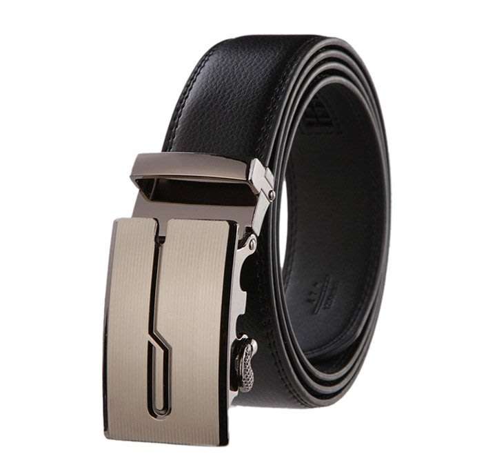 Elegant Mens Black Ratchet Belt