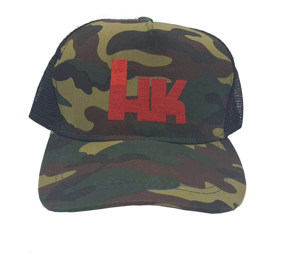 HK Camo Trucker Style Cap... 4 ON AUCTION!!