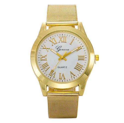 GENEVA Ladies Gold & White Watch
