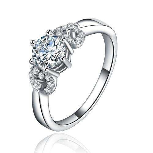 Designer 1.10 Carat Simulated Diamond Ring. Size 6 / M