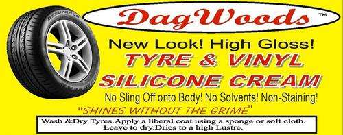 DagWoods Tyre & Vinyl Silicone Cream-6 x 200ml Bottle Pack