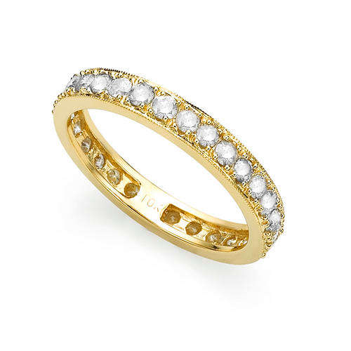 GENUINE DIAMOND ETERNITY RING IN SOLID 10KT GOLD 1.00CTS NO RESERVE!!!!!!!!!!!!!!!!!!