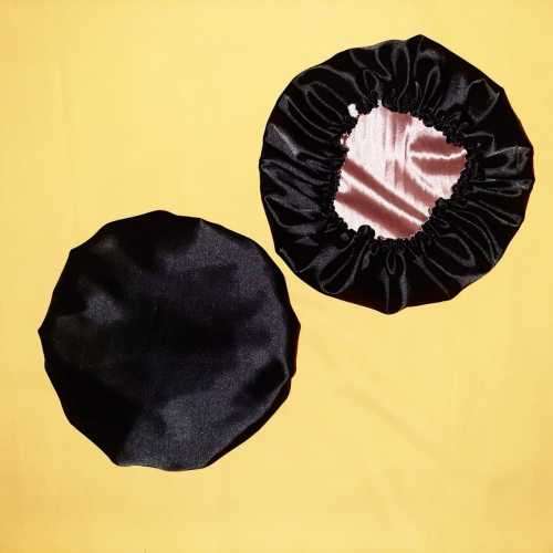 Hair Bonnet Reversable and Ajustable for snug fit. - Satin plus 1 FREE 3D FACE MASK! (Value R60)