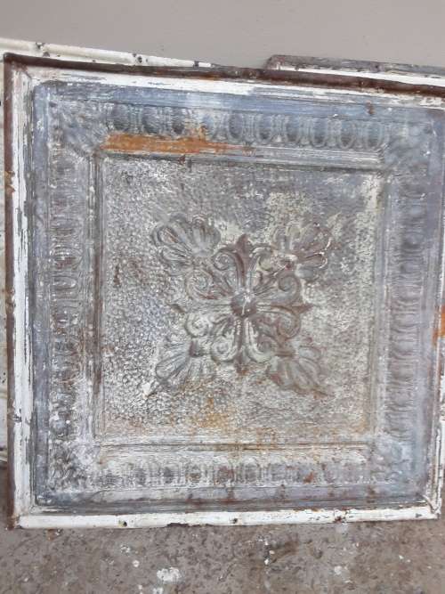 WOW! Rare old tin ceiling boards