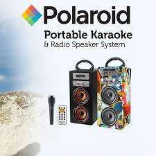 Polaroid portable karaoke speaker
