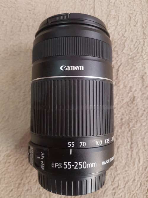 CANON ZOOM LENS 55-250 mm IS FOR CANON SLR