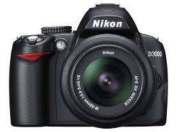NIKON D3000 BODY ONLY - CHARGER - BATTERY
