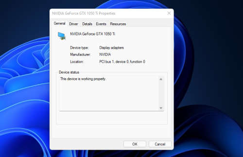 NVIDIA GeForce GTX 1050 Ti