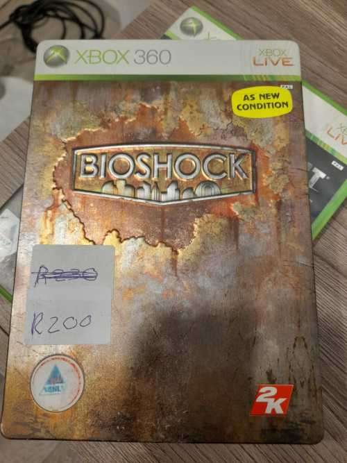 -- CLEARANCE SALE! -- BIOSHOCK (STEELBOOK EDITION) (XBOX 360) - NEXT BUSINESS DAY SHIPPING!