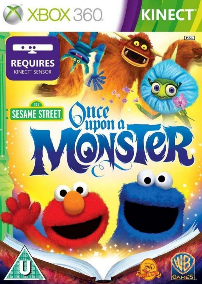 Sesame Street Once Upon A Monster (XBOX 360) - (REQUIRES KINECT SENSOR)- NEXT BUSINESS DAY SHIPPING!