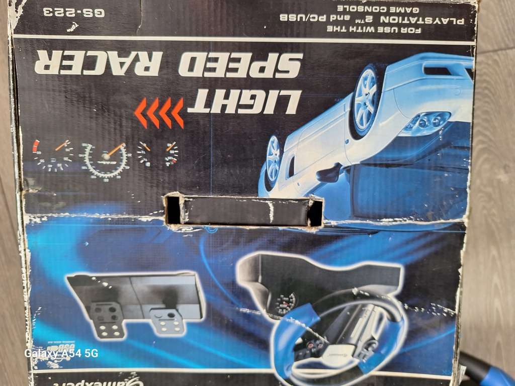 Gamexpert Light Speed Racer Set For PC & PS2 - NEXT BUSINESS DAY SHIPPING!