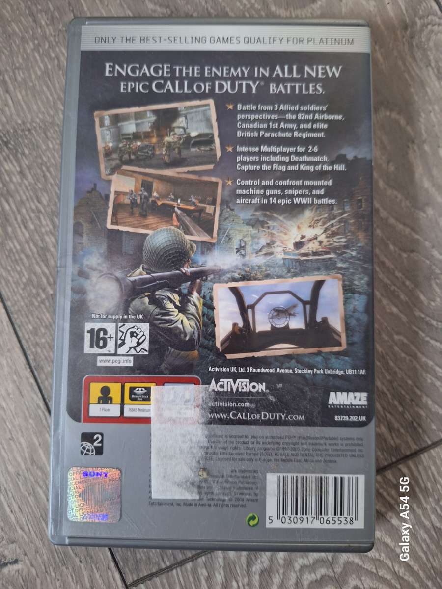 Call of Duty Roads to Victory (PSP) - NEXT BUSINESS DAY SHIPPING!