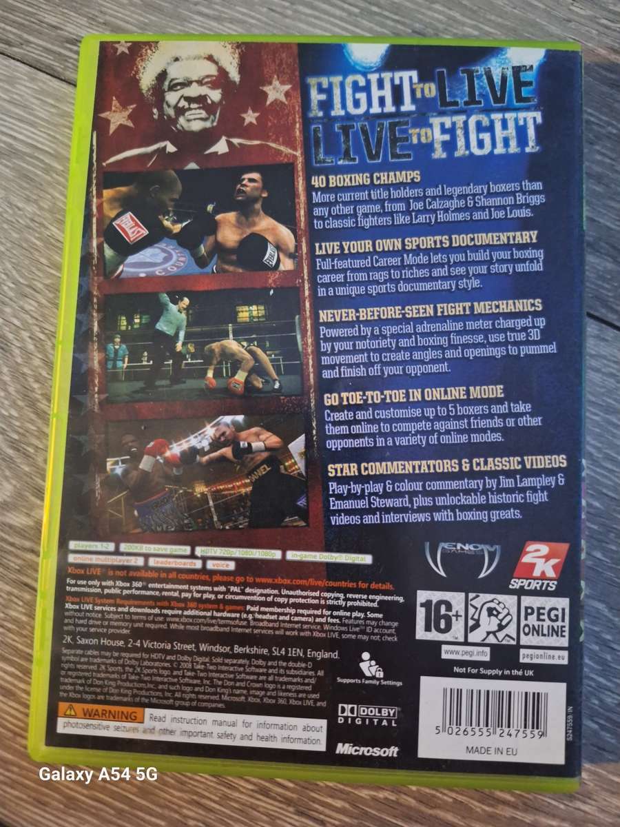 Don King Presents Prizefighter (XBOX 360) - NEXT BUSINESS DAY SHIPPING!