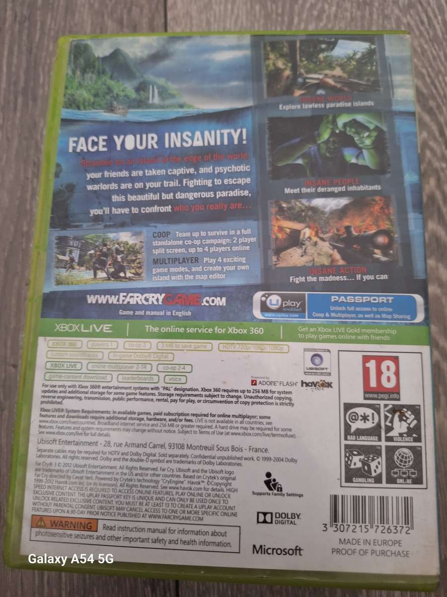 Far Cry 3 (XBOX 360) - NEXT BUSINESS DAY SHIPPING!