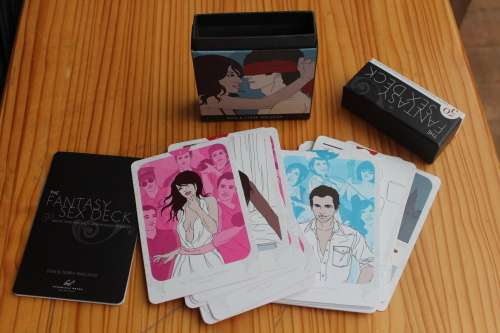 Collectible fantasy sex deck
