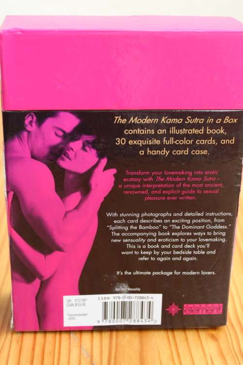 The Modern Kama Sutra In Box including illustrated book and 30 full colour photo cards