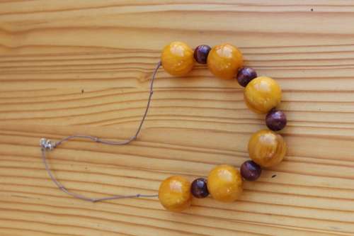African Trade Beads madeof phenoloic resin