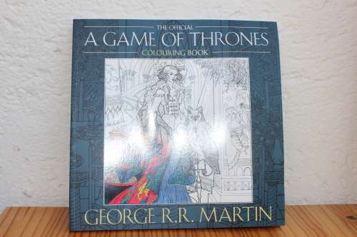 The official Game of Thrones Adult Colouring Book unused