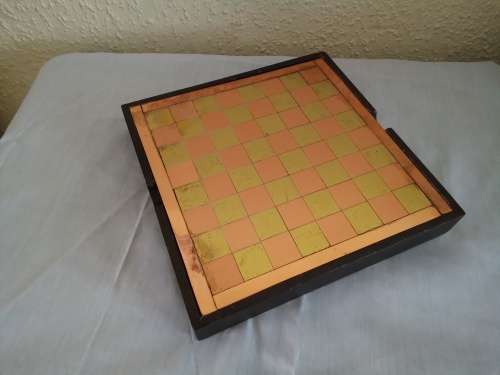 ANTIQUE GENUINE BULLET SHELL CHESS SET COPPER AND BRASS