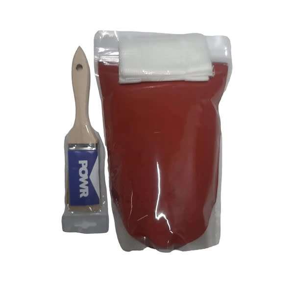 Powr Rubber Seal Waterproofing Kit All Purpose - Terracotta 1l
