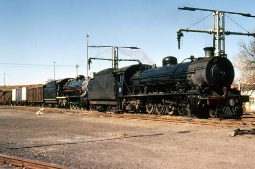 Original Brass Number Plate - South African Railways Class 15AR No. 1818 (Single Language).