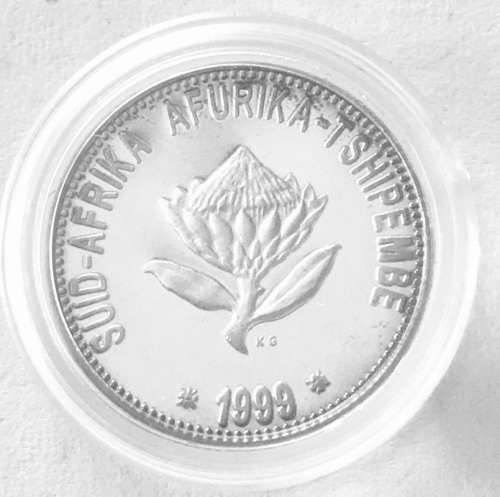 1999 Silver PROOF Shark TICKEY