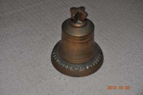 CRAZY START R1 !!!! CORONATION OF HM QUEEN ELIZABETH BRONZE BELL 1953