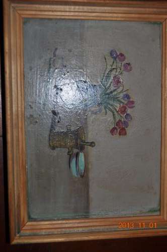 CRAZY START R1 !!!! OIL ON BOARD SIGNED