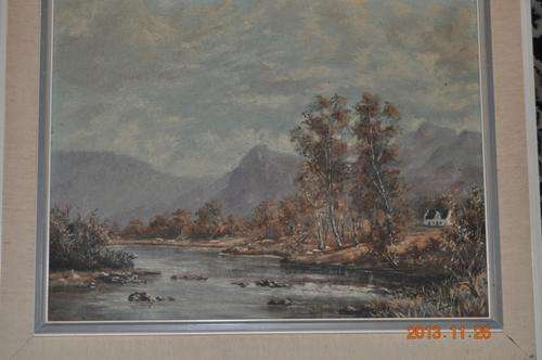 CRAZY START R1 !!!! AMAZING !!! OIL ON BOARD BY J.VAN GELDER - FARMSTALL