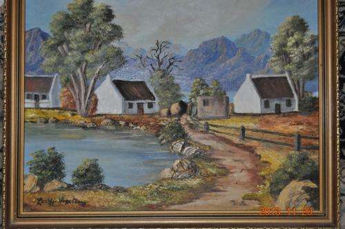 CRAZY START R1 !!!! AMAZING OLD OIL ON BOARD BY LAETITIA VOGELSANG DATED 1995