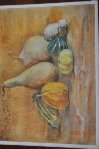 SWEET!!! STILL LIFE OIL ON CANVAS BY MARGOT!!!