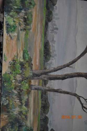 AWESOME !!! OIL ON BOARD BY THELMA MALYON