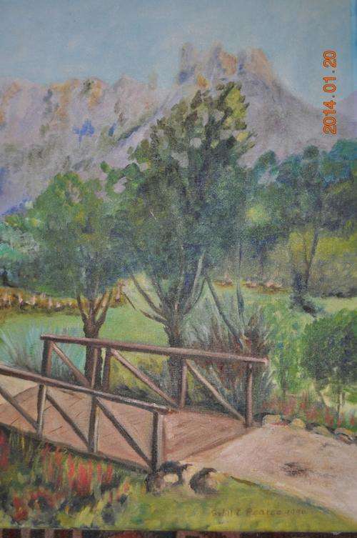 AWESOME !!! OIL ON CANVAS !!! BY SYBIL C. PEARCE