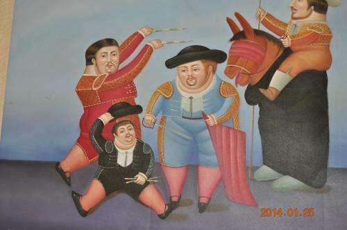 WOW!!! OIL ON CANVAS artist unknow