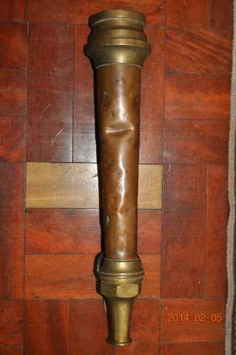 GREAT ITEM!!! OLD COPPER FIRE NOSSLE!!!! WITH PATTERNS
