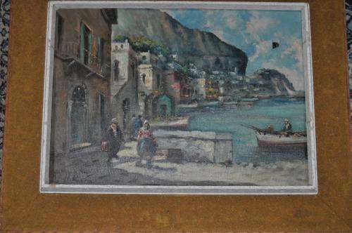 BEAUTIFUL ITALIAN OIL ON CANVAS,SIGNED