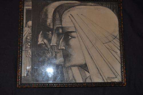 GREAT INVESTMENT!!! SIGNED LITHOGRAPH BY JAN TOOROP(1858-1928) VALUE R 8000