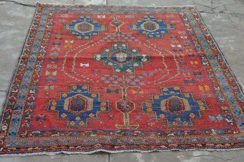FANTASTIC BIG VINTAGE PERSIAN CARPET-JUST LOOK AT THIS COLORS!!!!!